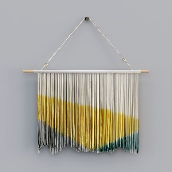 Tapestry Weaving Wall Art 3D model