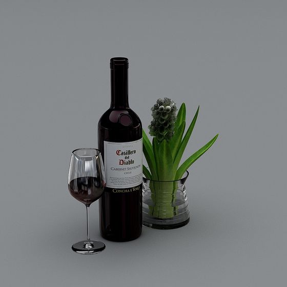 Combinación de maceta de vino