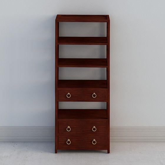 Urban Elegance Bookshelf 3D model