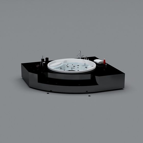 Elegant Modern Bathtub 3D model