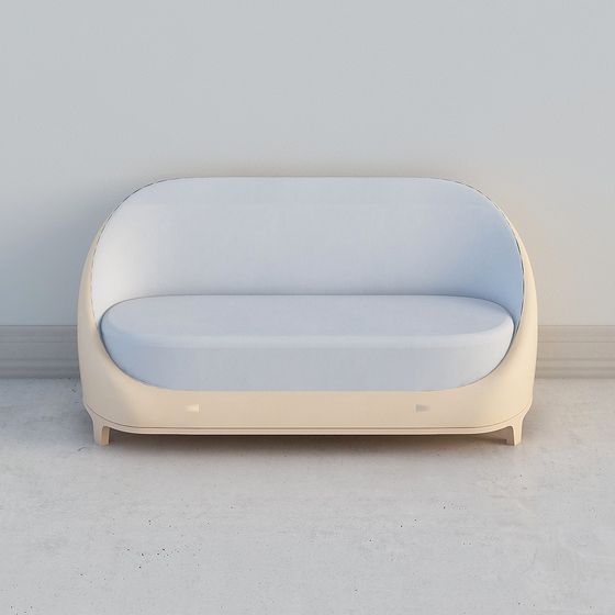 Modern Minimalist 3D Sofa Model
