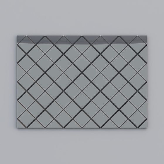 Lattice Panel 3D Model for Modern Design
