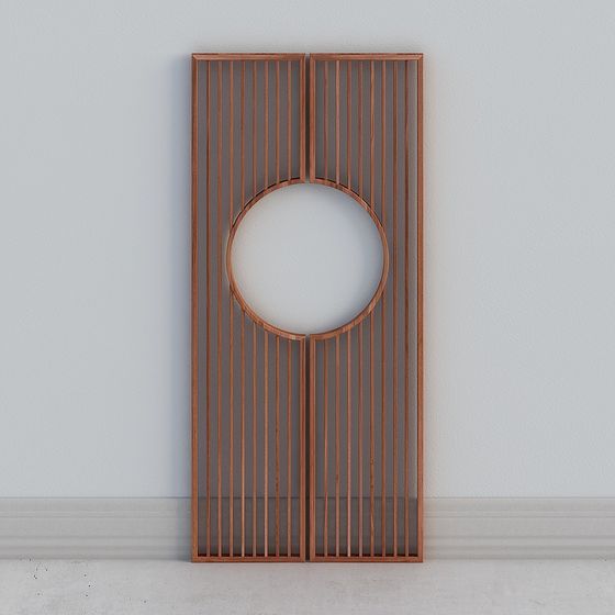 Round Window Screen 3D model