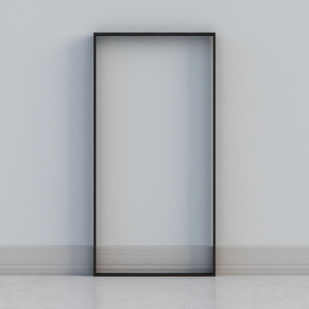 Modern Glass Window (No Glass) - XS