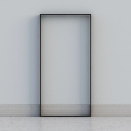 White Modern Glass Window 3D Model for Contemporary Designs