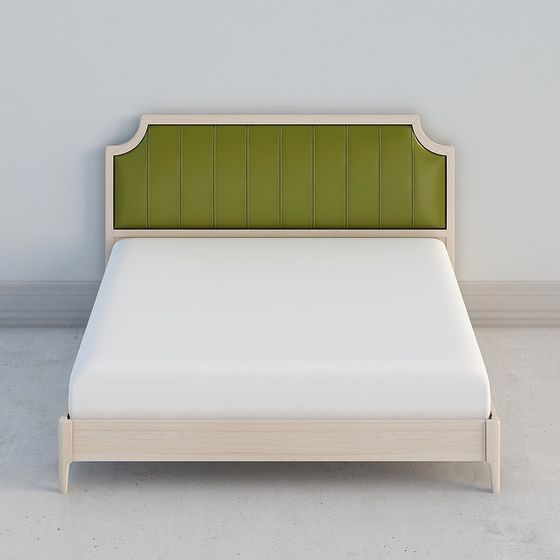 Unique Low-Poly Bed Frame 3D model for Modern Interiors