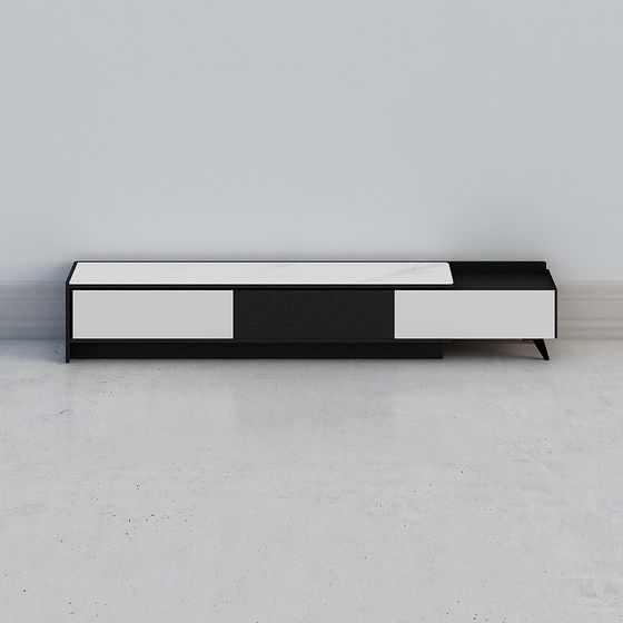 Sleek Modern TV Cabinet 3D model