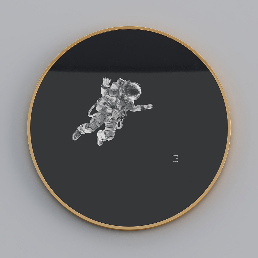 Floating Astronaut 3D model