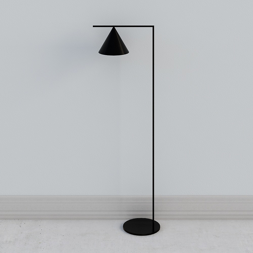 Cone-Shaped Floor Lamp 3D model