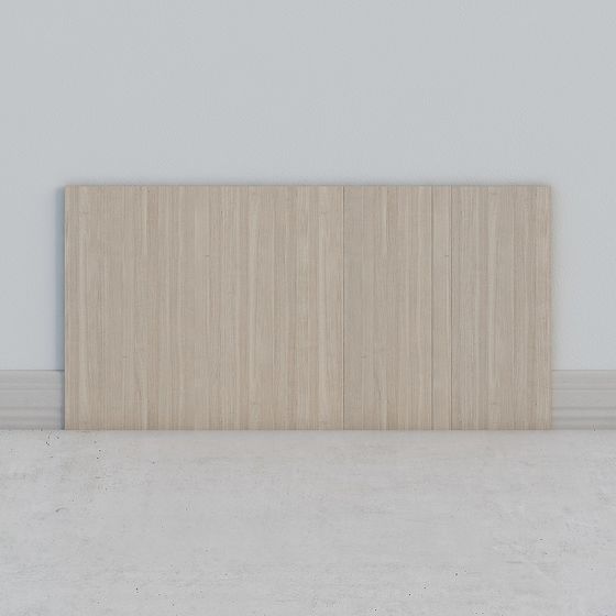 Natural Wood Texture Low-Polygon 3D Model