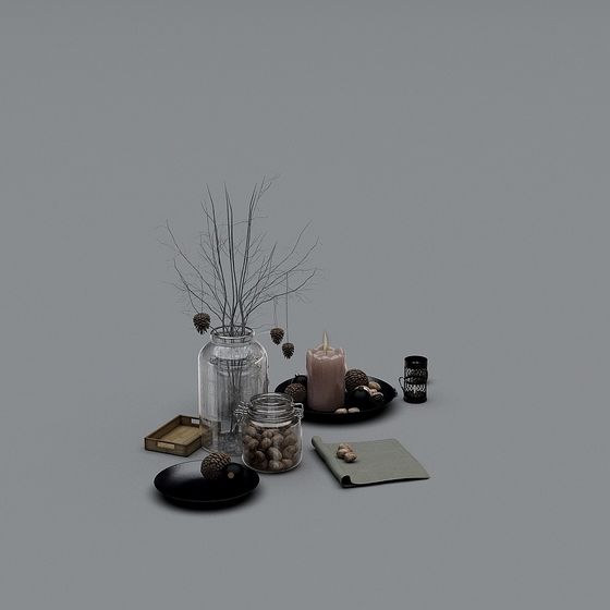 Combinaison de décoration de table basse américaine