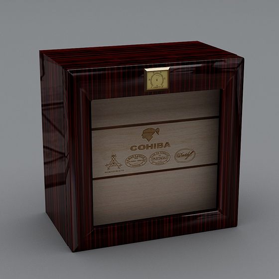 Cohiba Humidor 3D model for Luxury Design