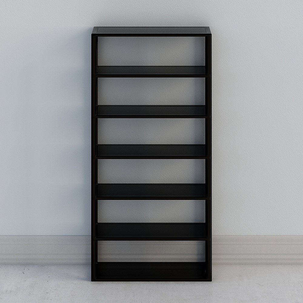 M52-タイタイ 本棚-220-スター ブラック