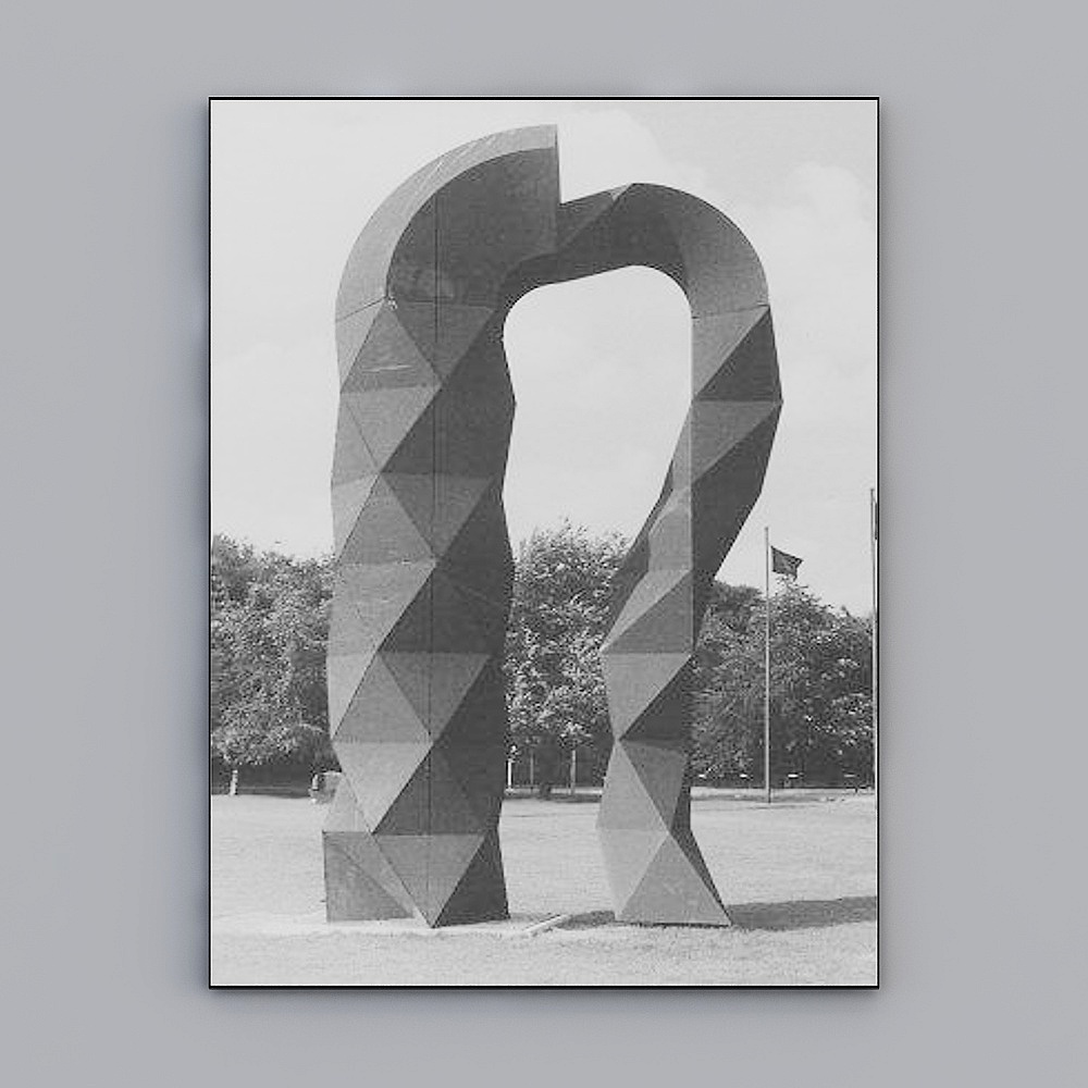 The living room hangs a picture