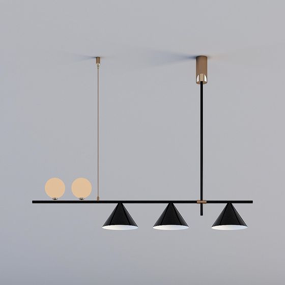 Urban Elegance 3D Model Pendant Light