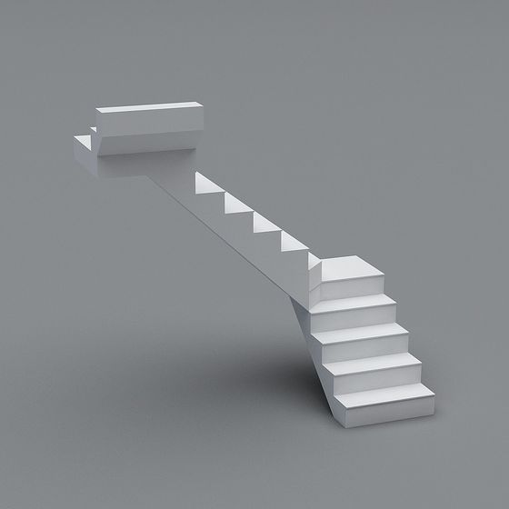 手すりのない階段