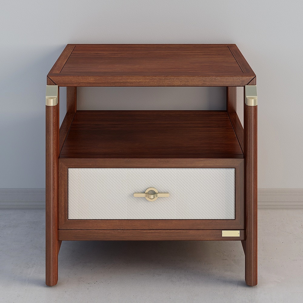 Urban Minimalist Nightstand 3D model