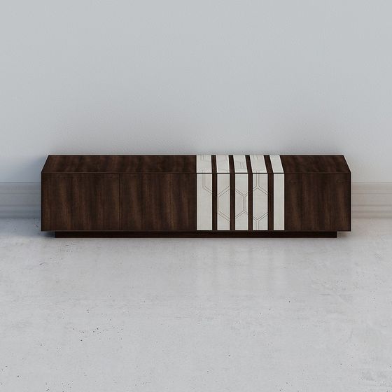 Urban Geometric TV Cabinet 3D model