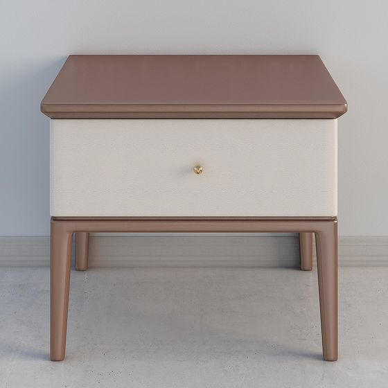 Sophisticated Minimalist Nightstand 3D model