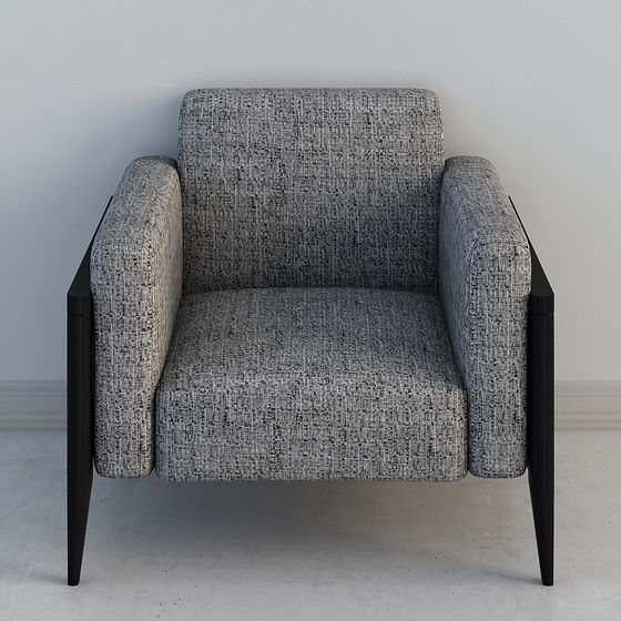Chic Urban Lounge Chair 3D model for Contemporary Spaces