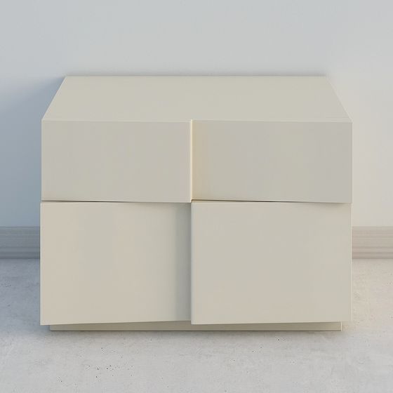 Minimalist Storage Unit 3D model