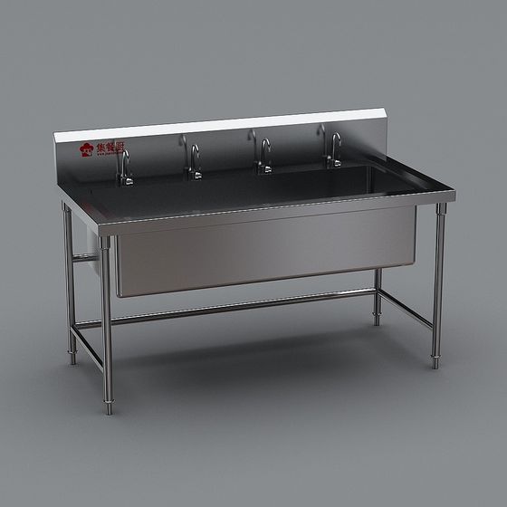 Industrial Sink 3D model for Creative Projects
