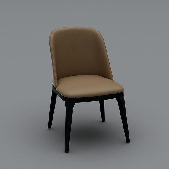 Stylish Low-Poly 3D Chair Model for Creative Spaces