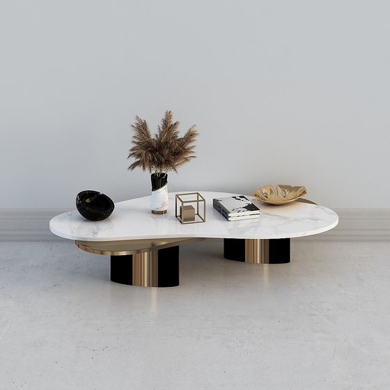 Marble Art Coffee Table 3D model