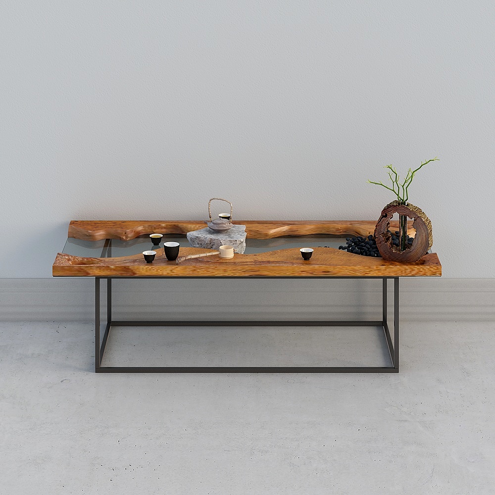 Live Edge Coffee Table 3D model