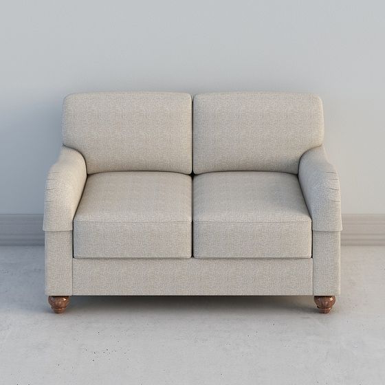 Modern Low-Polygon Sofa 3D model