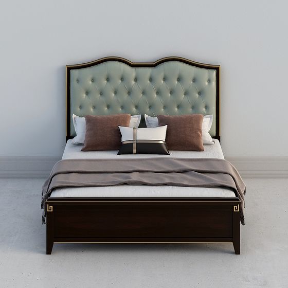 Elegance Bed 3D model