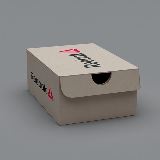 Reebok Shoe Box 3D Model for Creative Use