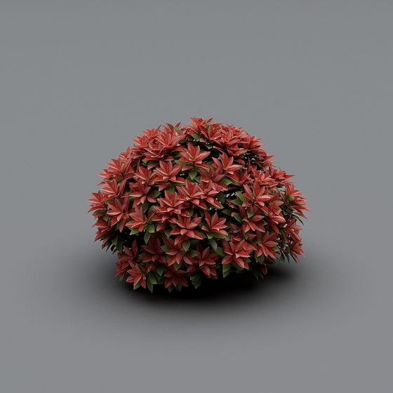 Lively Low-Poly 3D Plant Model for Creative Projects