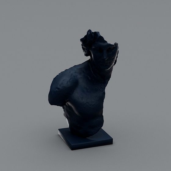 Contemplator Low-Poly 3D Model