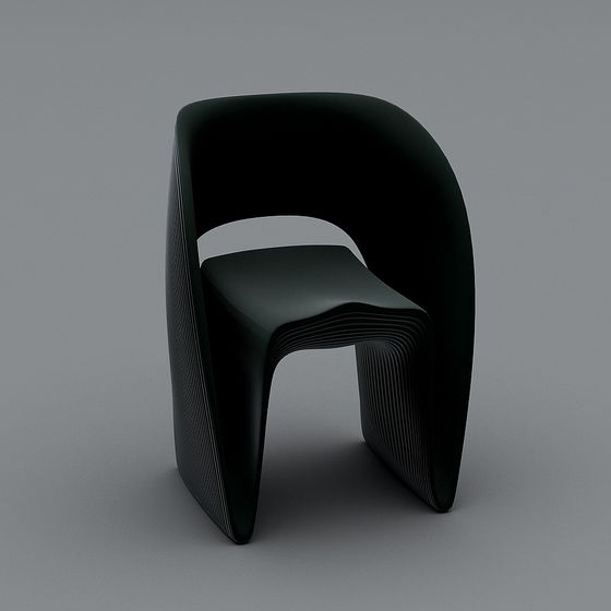 Stylish Low-Poly Chair 3D model for Creative Projects