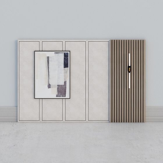 Minimalist 3D Model for Modern Interior Design