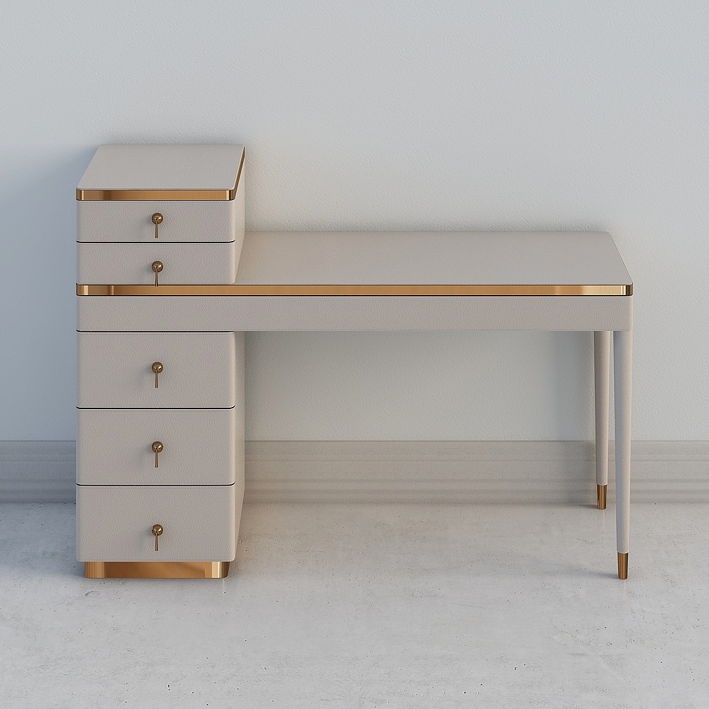 79 Coiffeuse de style chinois moderne pour chambre principale - LS