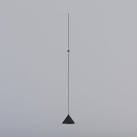 Stylish Pendant Light 3D model for Modern Interiors