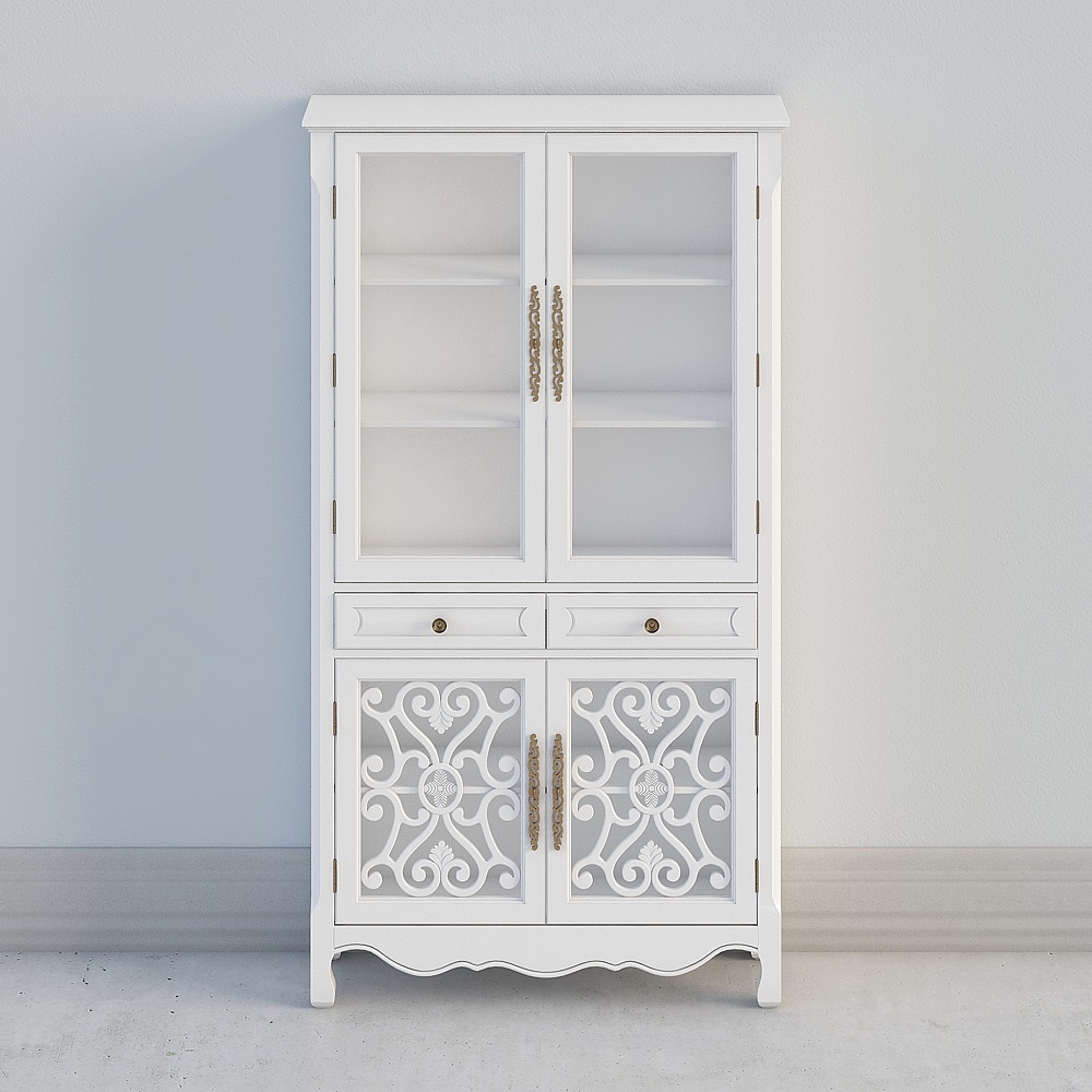 White hollow bookcase 3