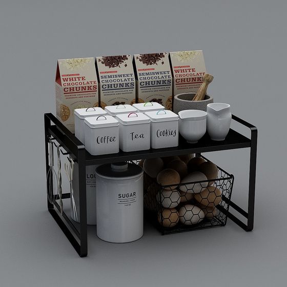 Minimalist Kitchen Corner 3D Model