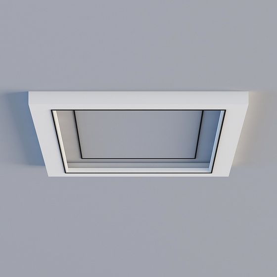 Minimalist Skylight 3D Model for Modern Architecture