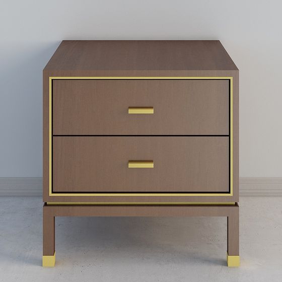 Urban Elegance Nightstand 3D model