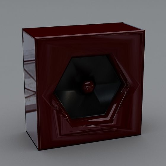 Glam Hex Cube 3D model