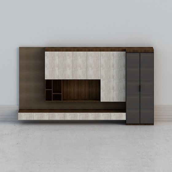 Urban Window Cabinet 3D model
