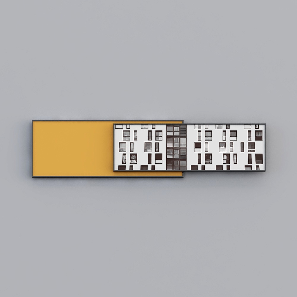 Glorious Fine Paintings - Modern Minimalist - DJ-11110-1985 - Abstract Pattern Decoration