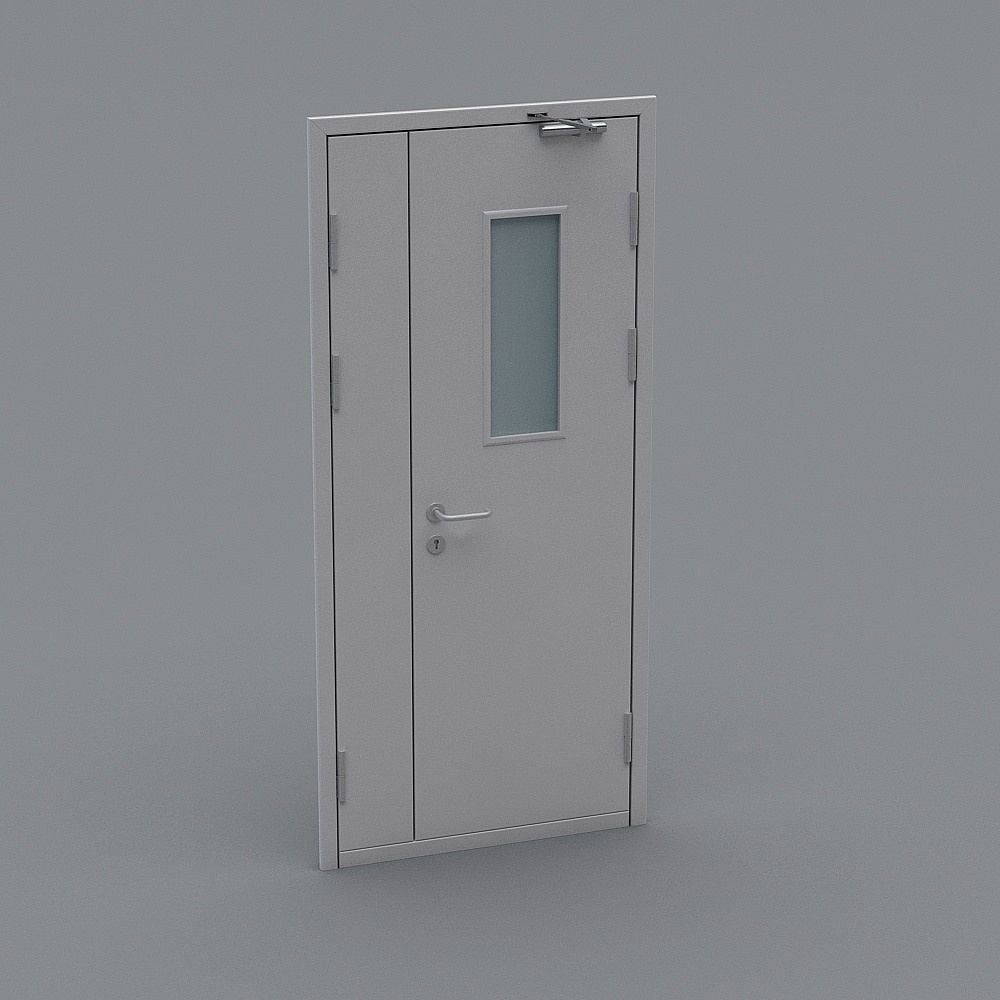 Industrial Style Door 3D model