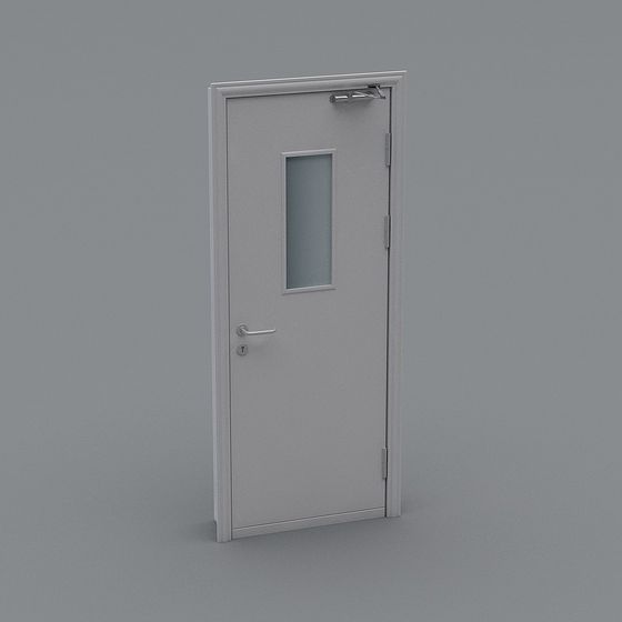Elegant Minimalist Door 3D model for Various Projects