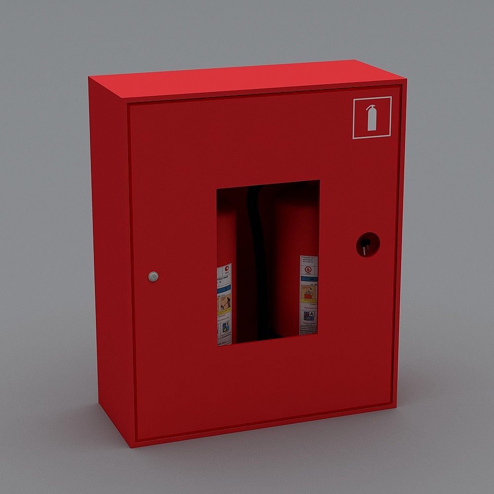 Fire extinguisher box