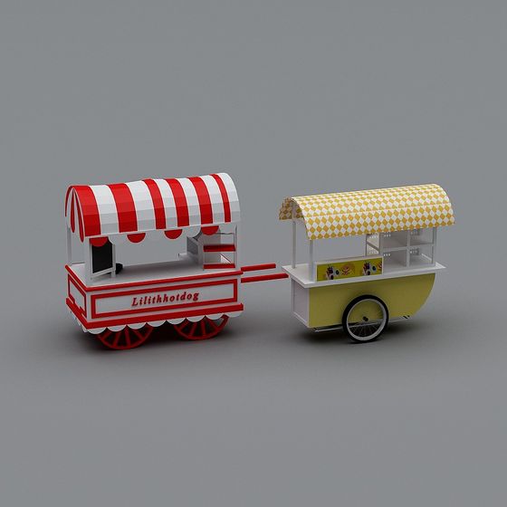 Lilith Hotdog Cart 3D model