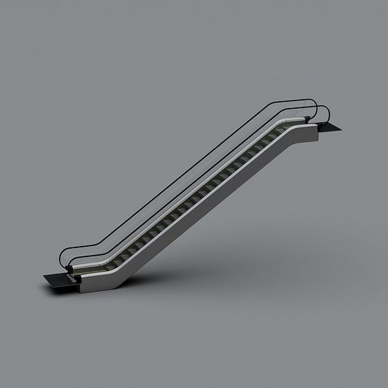 Modern Escalator 3D model